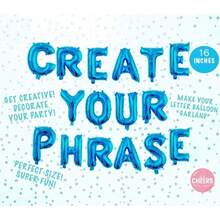 16" Blue Letter/Number Balloons - Create Your Balloon Banner - Gold Foil Balloon - Letter Balloons - Party DecorDefault Golden Balloon - Rose Gold - View 3