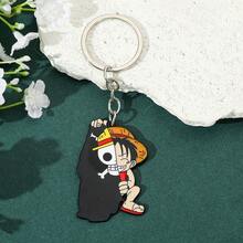 1/5件套经典动漫《海贼王》周边,蒙奇·D·路飞通缉令金属钥匙扣,可个性化定制包包/汽车钥匙扣,适合粉丝收藏或作为礼物,也可作为派对礼品。 - 彩色 - 查看 13