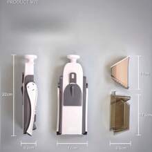 Affettatrice e sminuzzatrice manuale 9 in 1 con spessore regolabile, lama in acciaio inossidabile 304 - Utensile da cucina multifunzionale per fette di patate, grattugiatura di formaggio, cubettatura di pomodori - Lavabile in lavastoviglie e design portatile, preparazione dei pasti, facile da usare, materiale di alta qualità, affettatrice per verdure multifunzionale per chef professionisti - Affettatrice sicura aggiornata con impostazioni regolabili, lama in acciaio inossidabile rimovibile e grande capacità per patatine fritte