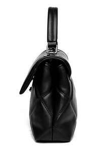 Bolso de hombro de alta calidad para mujer, bolso de lujo de piel auténtica, bolso cruzado de diseñador de un solo hombro - Negro - Ver 6