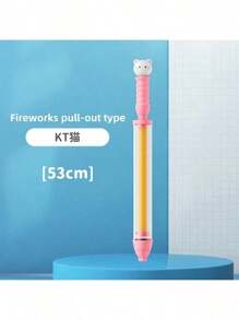 Firework Water Cannon Water Gun, Children's Water Play Toy, Large-Capacity Pull-Out Water Cannon Water Spray Water Gun, Summer Water Play, Water Fight Magic Tool, Quick Water Filling, Bright Pink And Yellow Design, Children's Rebound Action, Outdoor Swimming Pool, Beach