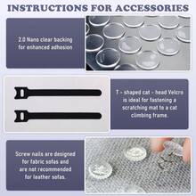 ‌Extra Large Cat Scratch Protector 15.7"X78.7" - Self-Adhesive Furniture Guard For Sofa, Carpet & Leather - Trimmable DIY Pet Protection Mat For Couches, Chairs & Cat Trees (Khaki) - 深灰色 - 查看 7