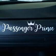 乘客公主文字贴纸，汽车外贴，家居装饰贴纸，可爱贴纸，搞笑贴纸，漂亮贴纸 - 均碼 - 查看 4