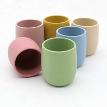 1 pieza Taza de silicona linda de 70ML para beber del bebé, material, taza para beber por sí solo para bebés - Multicolor - Ver 2