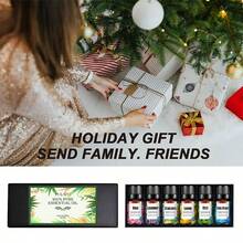 Essential Oil Set - 0.33oz Multi-Fragrance For Aromatherapy Diffusers, Home Diffusers, DIY Candles, Air Freshening Diffusers - Holiday Gift Sets - Lavender , Peppermint, Deep Ocean, Lemon, Orange, Jasmine, Sandalwood, Rose, Tea Tree, Lily, Freesia, Chamomile - 10ML - Xem 8