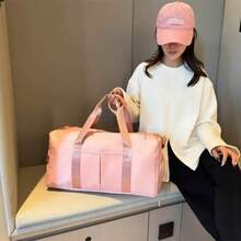 Travel Bag Blogger With The Same Style Gym Suitcase Waterproof Large Spacious Beautiful Yobel.Store - màu đen - Xem 5