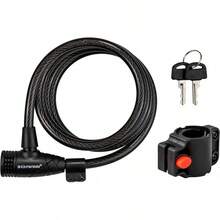 Schwinn - Cerraduras de Bicicleta, Cerradura en U o Opciones de Bloqueo Iluminado, Resistente antirrobo, Cerradura para Equipos al Aire última intervensión y Bicicleta - Negro - Ver 4