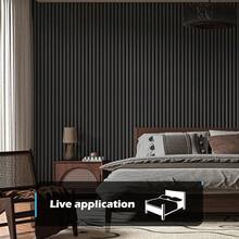 5-Pack Sample Acoustic Wood Panels For Wall, Soundproof Wood Slat Panel For Wall And Ceiling - 5 Colors, 6" X 4.7"