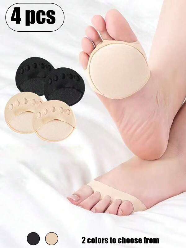 Almohadillas para la parte delantera del pie y cojines para los dedos de mujer, transpirables e invisibles para tacones altos - Plantillas amortiguadoras antideslizantes para tacones de aguja/tacones cómodos | Esenciales de cuidado de los pies de gel suave unisex para volver a la escuela, la oficina y eventos de boda | Almohadillas antiampollas y transpirables, actualización de comodidad portátil