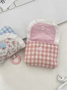 甜美清新耳机收纳包蕾丝耳机套适用于无线耳机保护套