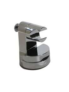 1pc Shower Base Bracket, Movable And Easy To Install Shower Head Holder, No Drilling Required, Equipped With Adjustable Suction Cups And Swivel Hooks, Durable Plastic, Bathroom Accessory - Multicolor - View 13