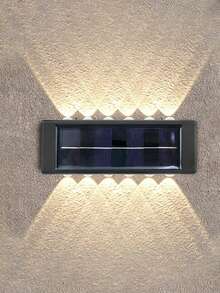 Solar Powered Outdoor Garden Lights, Household Wall Lamp Decor Lighting, Fence/Wall Wash Uplighting Atmosphere Lamps - Multicolor - View 10