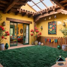 1 Dark Green Area Rug With 4 Rug Stickers, Soft Shaggy Rug For The Living Room, Fluffy Plush Rug For The Bedroom, Washable Non-Slip Rectangular Rug, Modern Home Decor Aesthetic, Lint-Free, Easy To Maintain, Ideal For Highly Frequented Indoor Areas - Dark Green - View 1