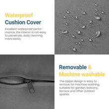 3-Piece Patio Furniture Set, All-Weather PE Rattan Outdoor Sectional With Storage Table, L Shape Outdoor Couch With Cushions, Small Wicker Patio Furniture For Balcony Garden