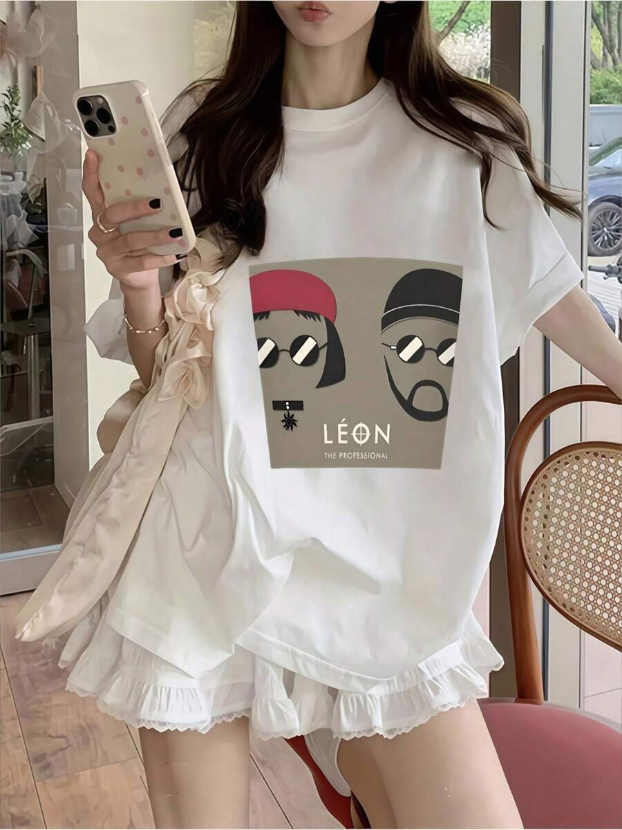 Women T-Shirts - 白色 - 查看 1