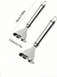 1pc Stainless Steel Corn Peeler Tool, Alloy Corn Stripper, Kitchen Gadget, Efficient Corn Kernel Remover, High Quality Corn Peeling Tool, Multifunctional Vegetable Peeler