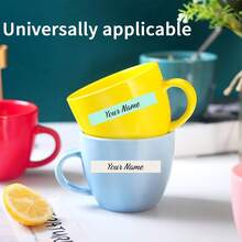 Custom Name Stickers Dedicated To Educational And Office Tools: Enhance Learning, Work, And Creative Experiences - Essential For Academic Students, Dedicated Employees, And Artistic Professionals. Personalized Labels, High-Quality Stickers, And Stationery Organizing Supplies. - Multicolor - View 8