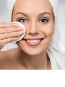 10/20/30/50/100片一次性圆形化妆棉卸妆棉洁面乳旅行便携套装 - 彩色 - 查看 8