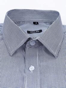 Rand paul Men's Long Sleeve Plaid Shirt With Pockets Imported - màu đen - Xem 2