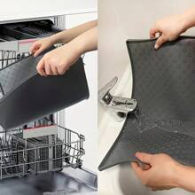 1pc Silicone Non-Slip Pet Food Mat, Easy To Clean, Waterproof, Suitable For Dogs And Cats