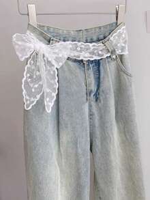 Różnorodność eleganckich koronkowych ozdób w talii, modny, uniwersalny długi szalik w talii, może być używany jako szalik lub pas w talii, odpowiedni na różne okazje