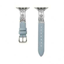 Summer Dopamine Star Moon Leather Strap Compatible With 38/40/41/42/44/45/49mm Compatible With Apple Watch Strap Ultra/Se/8/7/5/4/3/2/1 - 38/40/41mm (s10) 42mm - View 20