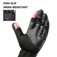 Cold & Windproof Touch Screen Gloves - Winter Warmth Gloves For Cycling, Skiing, Solo Travel - Anti-Slip, High Quality, Unisex For Men And Women - 黑色 - 查看 9