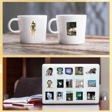 50 件 Dream Core 美学贴纸，自粘防水贴花套装，适用于手机、手提箱、背包、小提琴、储物盒、游戏机、移动电源、笔记本幻想贴纸 - 彩色 - 查看 9