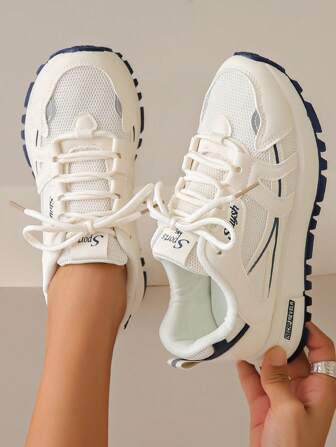 ZKBBO Women's Casual Sneakers Breathable Mesh Comfy All-Match Fitness Walking Shoes