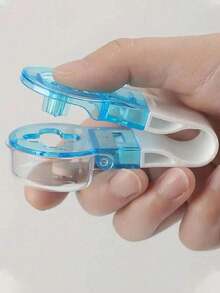 1个便携式药片取药器，带药盒，家用小工具，药片辅助工具，新款药片分发器 - 彩色 - 查看 6