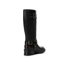 Women's Motorcycle Boots Side Zipper Knee High Boots Square Toe Chunky Low Heel Buckle Decorated Biker Fashion Stylish Riding Boots Festival Dresses For Woman - Rỉ Nâu - Xem 9