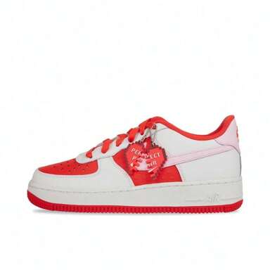 Nike Edición de San Valentín Air Force 1 Low, detalles de corazón duradero, llavero de amistad, inspirado en el baloncesto, uso casual cómodo HV5165-121