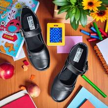 Zapatos Escolares Para Dama Color Negro Estilo TÓXICA Varios Diseños  Casual    Bucle de gancho  Hebilla - Negro C1260 - Ver 3