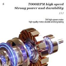 Máy cắt tóc điện KM-291, máy cắt tóc chuyên nghiệp, máy tỉa tóc không dây màn hình kỹ thuật số, máy cắt tóc nam dùng tại nhà, máy cắt tóc khắc họa tiết, sạc USB (1 chiếc) - Nhiều màu - Xem 6