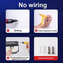 2025新款户外超亮太阳能灯3档调节178颗LED照明灯太阳能智能红外感应灯室外庭院别墅公园庭院走廊探照灯