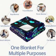 1 Piece Daughter Gift, From Mom, Blanket For My Daughter, Daughter Gift, Gift From Mom To Daughter, Daughter Gift, Daughter Birthday Gift, Daughter Gift For Christmas And Graduation, Daughter Blanket, Local Warehouse, Suitable For Bed, Sofa, Camping And Travel, Durable And Comfortable Decorative Shawl And BlanketCozy Soft Flannel Blanket & Suitable For Birthday Anniversaries, Valentine's Day, Thanksgiving, Christmas, Halloween, Wedding, New Year Gifts Provide Personalized Ideal Gifts For Her, Him, Family Members, Boyfriends, Girlfriends, Fathers, Family Members, Mothers, Lovers, Daughters, Sons, Grandfathers, Grandmothers, Friends, Classmates And Pets. Sofa, Bed, Car, Bedroom, Living Room, Office, Outdoor Camping, Beach, Wall Decoration, Bedroom Decor, Halloween Blanket, Fall Decor, Fall Decorations For Home, Christmas Party Theme Blanket, Christmas Decor, Office Decoration - 彩色 - 查看 4
