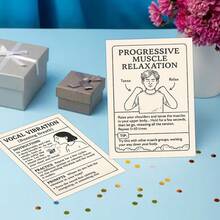 36Pcs Somatic Therapy Coping Skills Cards, Techniques And Exercises To Treat Trauma & Stress, Healing, Emotional Regulation, Grounding Techniques, Sensory Stimulation - Multicolor - View 5