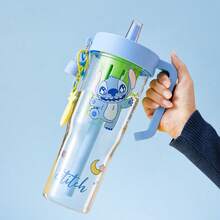 Miniso 史迪奇菠萝派对杯 | 大容量，可爱又实用！1250毫升/42.27盎司，盛装大杯饮品的理想之选。史迪奇+菠萝图案，充满热带夏日气息。轻巧防碎塑料材质，居家/宿舍/野餐的完美之选。（1个） - 藍色 - 查看 10