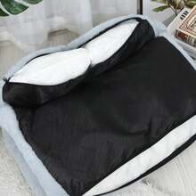 Luxury Plush Pet Sofa Bed – Warm & Cozy Nest For Cats And Small Dogs Up To 29lbs | Stylish Large Pet Lounger For All Seasons - Multicolor - View 7