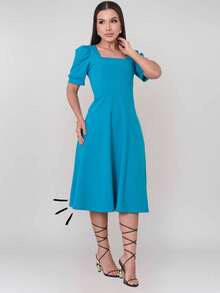 Milimetrica Women Dresses - Cadet Blue - View 5