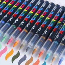 1 chiếc bút dạ Acrylic 288/240/168/120/72/60/48/36/24/12 màu, đầu mềm, đục, chống thấm nước, có thể pha trộn, dùng để vẽ Graffiti DIY - Nhiều màu - Xem 7