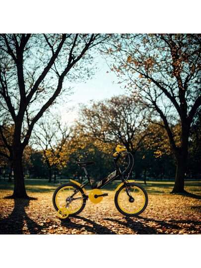 Bicicleta Ultra Kids T Aro 16 Preto e amarelo - Ultrabike - PTAM