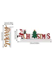 2 buc/set colorat Crăciun cadru ușă fereastră decor Santa Reindeer Crăciun temă perete agățat semne ușă colț semn decoratiuni casă ușă decor