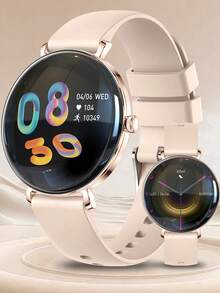 LIGE Fashion New Women's Smart Watch 100+ Sports Mode, Voice Calls, Text Messages, Alarm Clock, Menstrual Period Reminder, Remote Timed Photography, Weather Forecast, Wearing Classic Disc Women's Sports Smart Watch On A Daily Basis