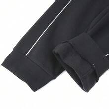 阿迪达斯男士2026春季新款足球运动健身基础款抓绒保暖舒适锥形裤CE9074 - 黑色 - 查看 10