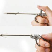 1 Set Outdoor Fishing Tools, Stainless Steel Fish Spear With Slingshot Accessories, Hunting Fishing Gear, Gift For Men And Women