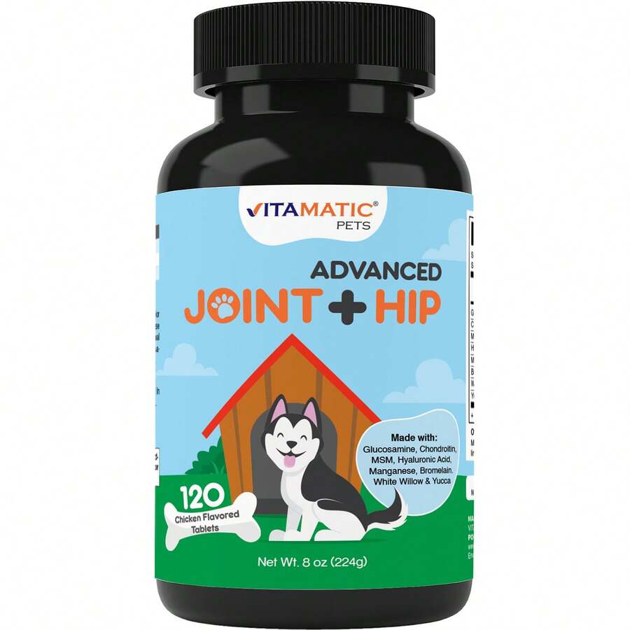 Vitamatic Maximum Strength Joint & Hip Health Supplement For Dogs - 120 Tablets - Khác - Xem 1