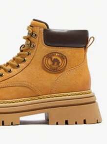 CAMEL CROWN Outdoor Damenschuhe Herbst Martin Stiefel Damenstiefel Britische Schneestiefel