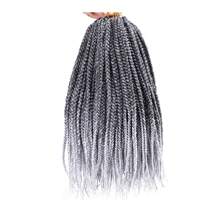 Crochet Box Braids Hair Pre Looped Goddess Box Braids Crochet Braiding Hair 3 Packs Crochet Box Braids 3x Box Braids Crochet Hair 18/24inch - Multicolor - View 24