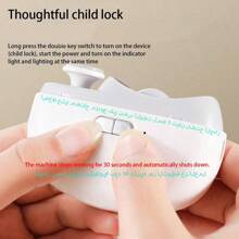 DENGXUN 2-In-1 Rechargeable Electric Nail Clipper And Polisher - USB Charging, Smart Electric Nail Clipper With Anti-Pinch, Polishing, Lighting And Grinding Functions, Suitable For All Family Members, An Ideal Gift For Thanksgiving And Christmas - Multicolor - View 4